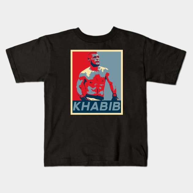 Khabib Nurmagomedov Kids T-Shirt by Fabzz